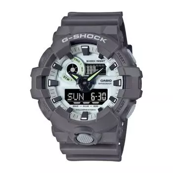 [Casio] Часы G-ShockHIDDEN GLOW Series GA-700HD-8AJF мужские серые
