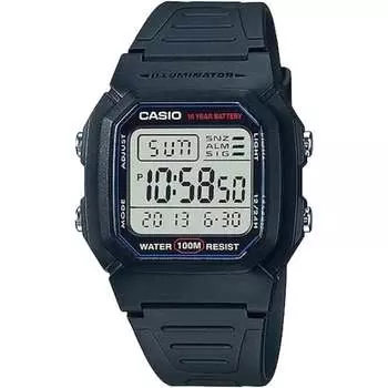 Casio Watch Standard Digital W-800H-1AV Genuine BOX Men s Black Overseas Model