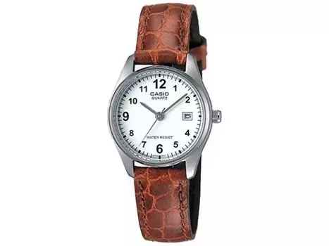Casio Watch Standard LTP-1175E-7BJF Brown Leather Band blister pack Water Resist
