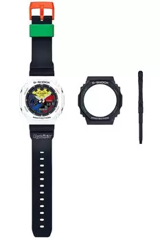 Casio Watch with Replacement Box Set Cube Collaboration Black G-Shock Parts, [Rubik s Model] GAE-2100RC-1AJR Men s