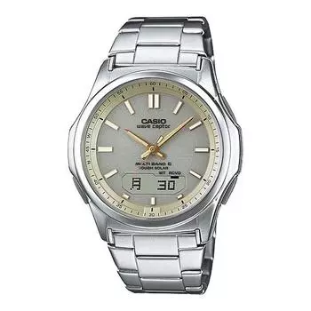 CASIO волновой приемник WVA-M630D-9AJF [волновой приемник солнечные радиоуправляемые часы Multi Band6] Круглые часы