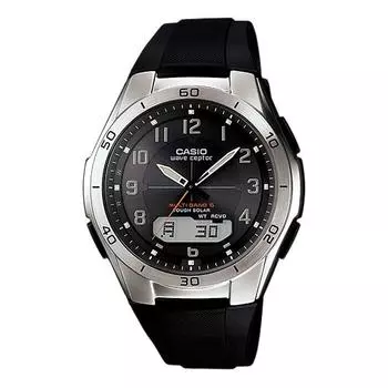 CASIO волновой приемник WVA-M640-1A2JF [волновой приемник солнечные радиоуправляемые часы Multi Band6] Круглые часы