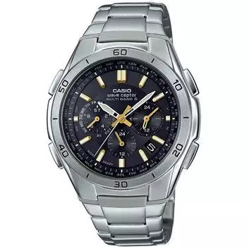 CASIO волновой приемник WVQ-M410DE-1A3JF [волновой приемник солнечные радиоуправляемые часы Multi Band6 Chronograph Metal Band]