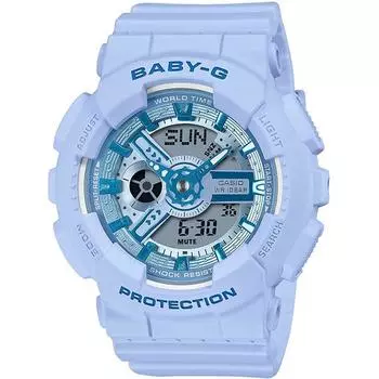 CASIO Women s Baby-G BA-110YK-2AJF [BABY-G Y2K Style Model] Round Watch Resin Digital Analog