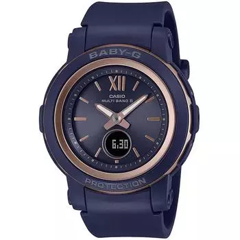 CASIO Women s Baby-G BGA-2900-2AJF [BABY-G BGA-2900 SERIES Women s Rubber Band] Round Watch Black