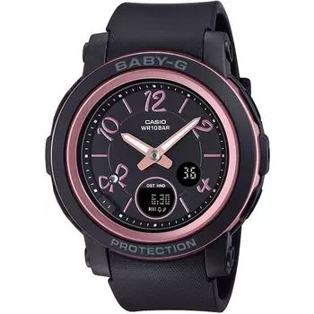 CASIO Women s Baby-G BGA-290RA-1AJF [BABY-G Ribbon Design] Round Watch Resin Digital Analog