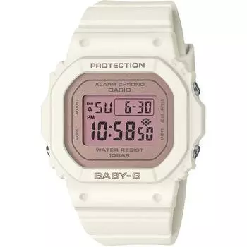 CASIO Women s Baby-G BGD-565SC-4JF [BABY-G Flower Color Model] Square Watch White Resin Digital