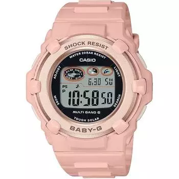 CASIO Women s Baby-G BGR-3003NC-4JF [BABY-G Round Face Digital Model] Round Watch Pink Digital