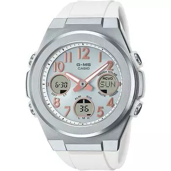 CASIO Women s Baby-G MSG-W610-7AJF [BABY-G G-MS] Round Watch White Resin *Stainless Steel