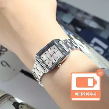 Casio Женские классические модные металлические часы