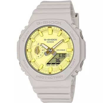 CASIO Women s G-SHOCK GMA-S2100NC-4AJF [G-SHOCK Natural Color X Botanical Design] Round Watch