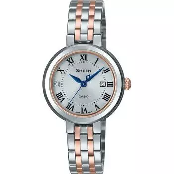 CASIO Women s SHEEN SHS-4530SPGJ-7AJF [SHEEN Solar Sapphire Model] Round Watch Stainless Steel