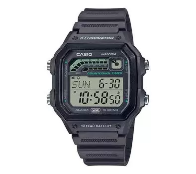 Casio WS-1600H-8AVDF Модные мужские женские наручные часы