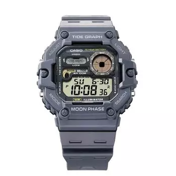 CASIO WS-1700H-8A График приливов и отливов Фаза Луны 10-летний срок службы батареи 100 м Спортивные часы Free