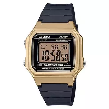 Casio Youth Digital Blue Resin Strap Quartz W-217HM-9AV Мужские часы чёрный
