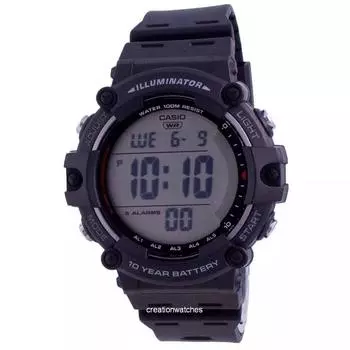 Casio Youth Illuminator Digital AE-1500WH-1A AE1500WH-1A 100M Мужские часы чёрный
