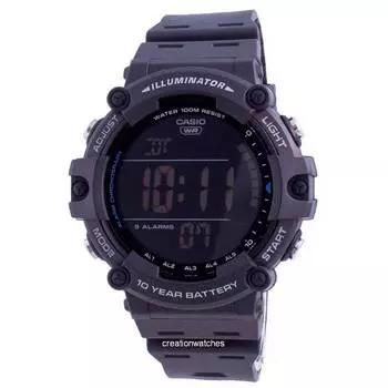 Casio Youth Illuminator Digital AE-1500WH-8B AE1500WH-8B 100M Мужские часы чёрный