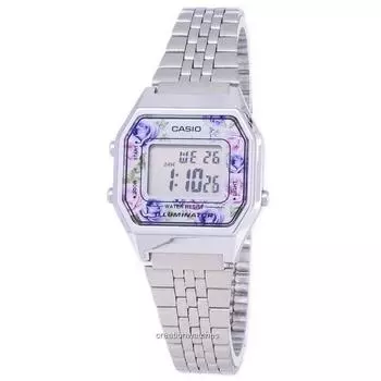 Casio Youth Vintage Illuminator Quartz Digital LA680WA-2C женские часы цветочный