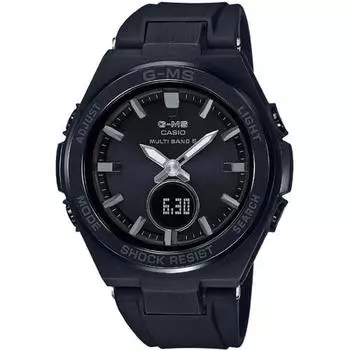 CASIO женские Baby-G MSG-W200G-1A2JF [G-MS маленькие радиоволновые солнечные IP наручные часы] круглые часы черные