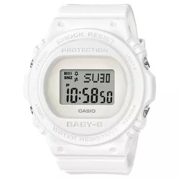 [Casio] Женские белые часы Baby Gee BGD-570-7JF