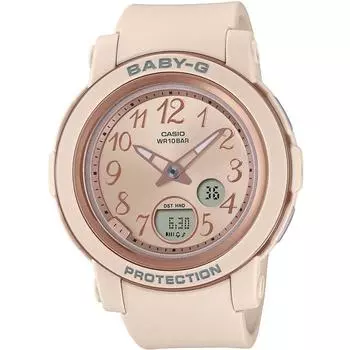 CASIO женские часы Baby-G BGA-290SA-4AJF [BABY-G Wide Face BGA-290 Series] круглые часы из смолы