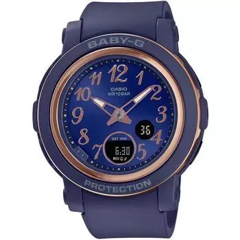 CASIO женские часы Baby-G BGA-290SA-2AJF [BABY-G Wide Face BGA-290 Series] круглые часы из смолы
