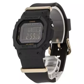 Casio Женские часы Baby-G Digital 50th Anniversary с ремешком из био-смолы Tough Solar BGD-S565ZE-1 100M чёрный