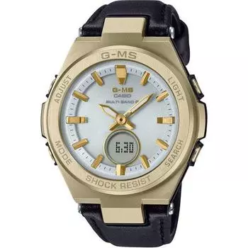 CASIO женские часы Baby-G MSG-W200RL-1AJF [BABY-G G-MS ремешок из эко-кожи] круглые цифровые аналоговые часы