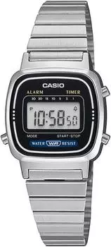 [Casio] Женские часы CASIO Digital NEW Design LA670WA-1 Silver x Black Overseas Model [Товар]