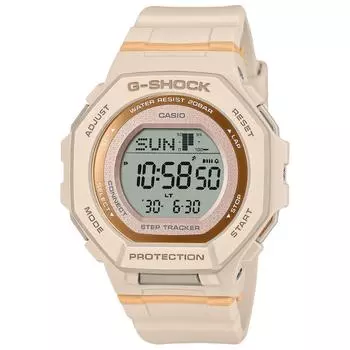 Casio Женские часы G-SHOCK, Bluetooth, экологически чистый биопластик, розовые, GMD-B300-4JF, подлинная японская модель