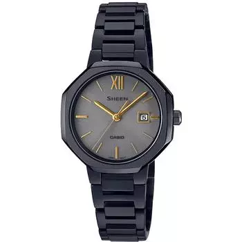CASIO женские часы SHEEN SHS-4529BD-8AJF [модель SHEEN Solar Sapphire] круглые аналоговые часы