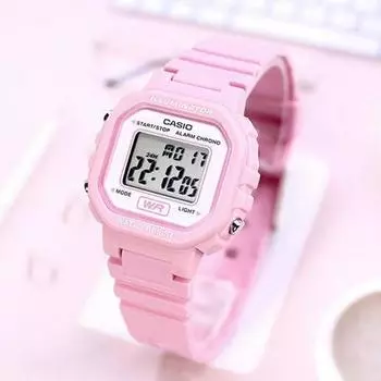 Casio Женские цифровые электронные наручные часы Square
