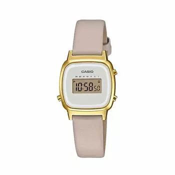 CASIO женские цифровые часы DIGITAL LA670WFL LADY S (la670wfl) (Кремовый цвет) золотой