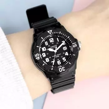 Casio Женские модные 100-метровые водонепроницаемые студенческие аналоговые уретановые наручные часы