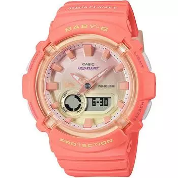CasioCASIO Baby-G Baby-G BGA-280AQ-4AJR [BABY-G 10 атм водонепроницаемый комплект Love The Sea And The Earth AQUAPLANET Tie-up 2021]