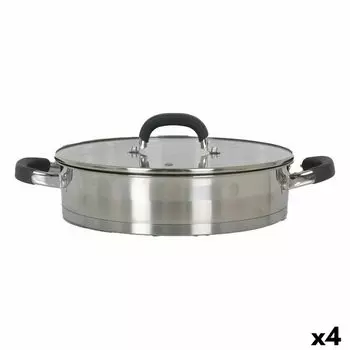Casserole Avec Couvercle En Verre Quttin 2,2 L (4 Units) TU