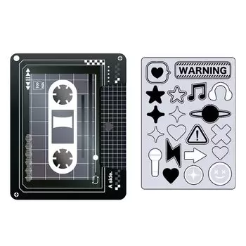 Cassette Tape Frame Black