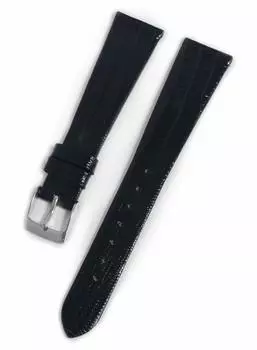 CASSIS Teju Lizard Watch Strap HAVRE 19mm Black with Replacement Tools U1089041019019 чёрный