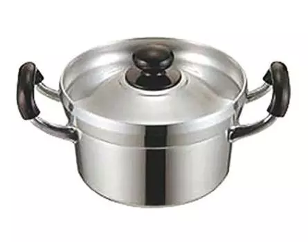 Cast aluminum culture pot 18cm (2.3L) / 62-8167-47 серебряный