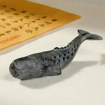 Cast Iron Statue Paper Weight,Home Desk Decor,Calligraphy Gift Traditional Chinese Calligraphy