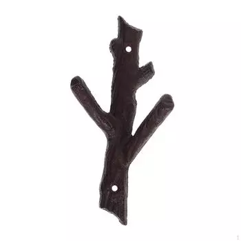 Cast Iron Tree Branch Wall Hook Hanger Gift Multifunctional Mount Clothes Rack for Accessories