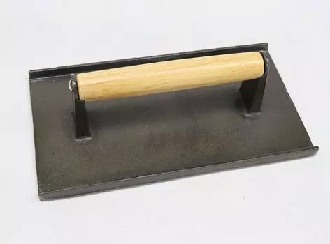 Castle Enterprise Asahi чугунный пресс для бекона, пресс для мяса, угловой, большой, для коммерческого использования