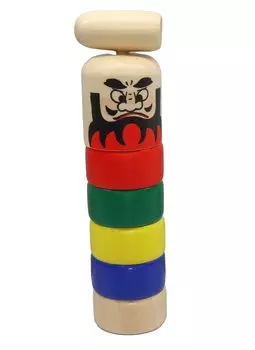 Castle Enterprise деревянная игрушка Daruma Dropper большая старомодная