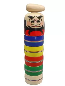 Castle Enterprise деревянная игрушка Daruma падение 8 дюймов Старомодный