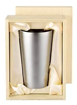 Castle Enterprise Kasumi Titanium Double Layer Tumbler, 1 PC, 8.5 fl oz (240 ml), Gift Packaging Specifications