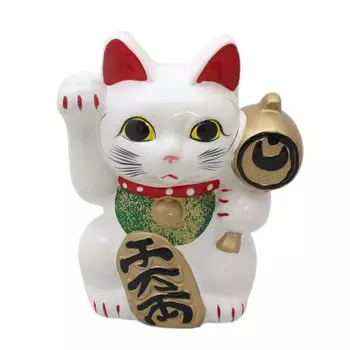 Castle Enterprise Maneki Neko piggy Seto made in Japan (medium) bank, ware,
