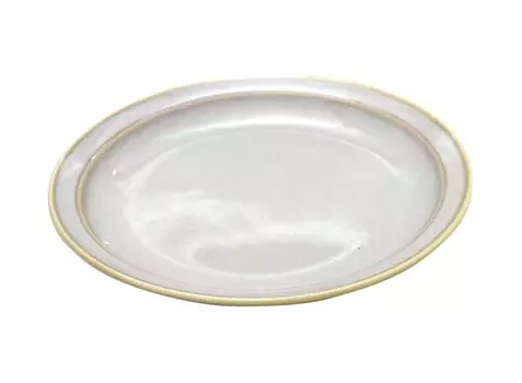 Castle Enterprise New plate series 14cm serving plate 1 piece Instagram-worthy (Aurora White)
