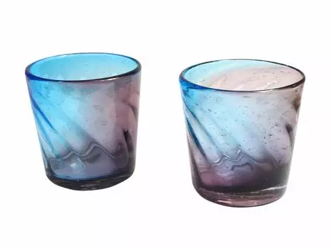 Castle Enterprise Новые очки Churaumi Rocks для Instagram, фиолетово-голубой набор из 2 шт. [Коммерческий набор] (большой) &