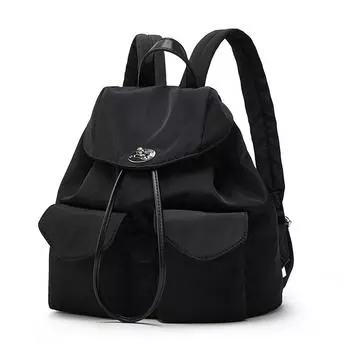 Casual and Simple Style Large-capacity Backpack for Travel Lightweight Student Schoolbag чёрный