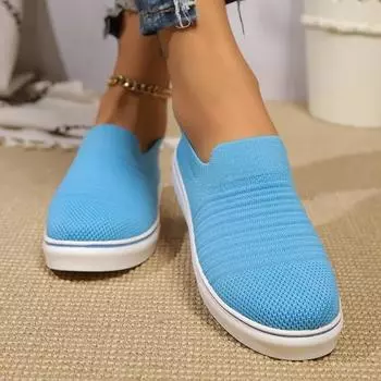 Casual and Versatile Women s Flat Shoes 2024 Autumn Lightweight and Breathable Women Tennis Sports Shoes Zapatos De Mujer 36 чёрный